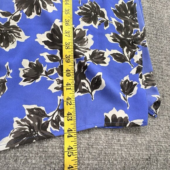 Lane Bryant Shirt Dress Women 18/20 Blue Floral Button Cottagecore‎ Sheer Boho - Picture 11 of 11